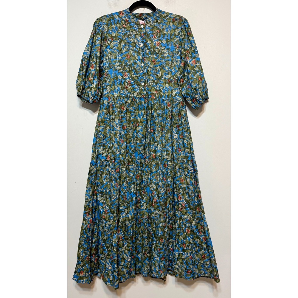 Mod's Mahal Cottagecore Floral Maxi Dress Size Small Prairie Romantic Farmcore - Picture 2 of 8